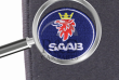 Saab, 900, Mattenset, Antraciet, Met, "saab", Logo, Classic