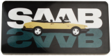 Saab, All, Magnet, "saab", Logo, With, Convertible