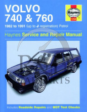 1258, Volvo, 740, 760, Haynes, Werkplaatshandboek, 740/760, Benzine, 1982-1991
