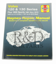 0203, Volvo, 120, 1800, Haynes, Werkplaatshandboek, 120/130, En, P1800, Sport, 1961-1973