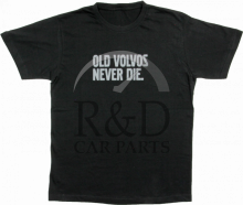 Volvo, All, T-shirt, "old, Volvos, Never, Die", Maat, Xl