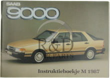 400242, Saab, 9000, Instructieboekje, M1987