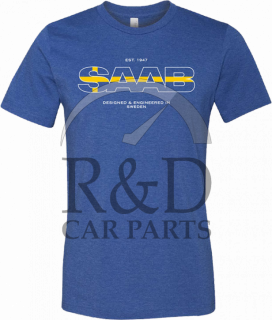 SAAB-264L, Saab, All, Blue, Swedish, Flag, T-shirt, Large