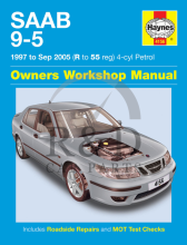 4156, 9781785212895, Saab, 9-5, Haynes, Werkplaatshandboek, 4-cilinder, Benzine, Modellen, 1997-2005