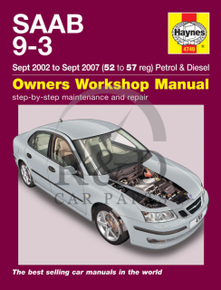 4749, Saab, 9-3, Haynes, Werkplaatshandboek, Benzine, En, Diesel, 2003-2007