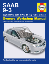 5569, Saab, 9-3, Haynes, Werkplaatshandboek, Benzine, En, Diesel, September, 2007-2011