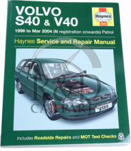 3569, Volvo, S40, V40, Haynes, Werkplaatshandboek, En, 1996-2004