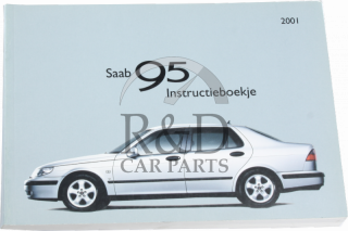 418541, Saab, 9-5, Instructieboekje, 2001