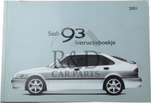418798, Saab, 9-3, Instructieboekje, 9-3v1, M2001, Gebruikt